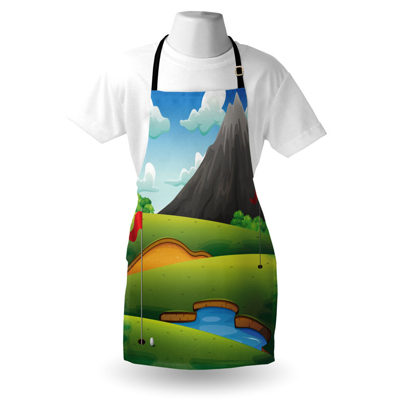 Tablier de scène de terrain de golf East Urban Home unisexe