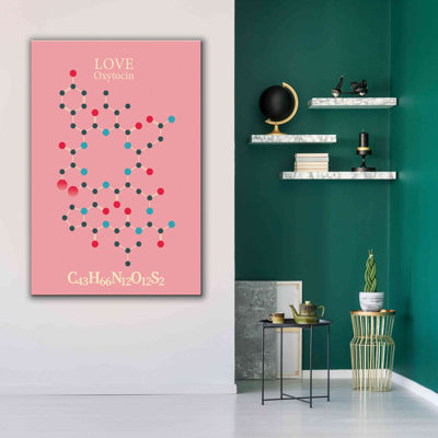 «Oxytocin Molecule 2» par Epic Portfolio, estampe numérique sur toile