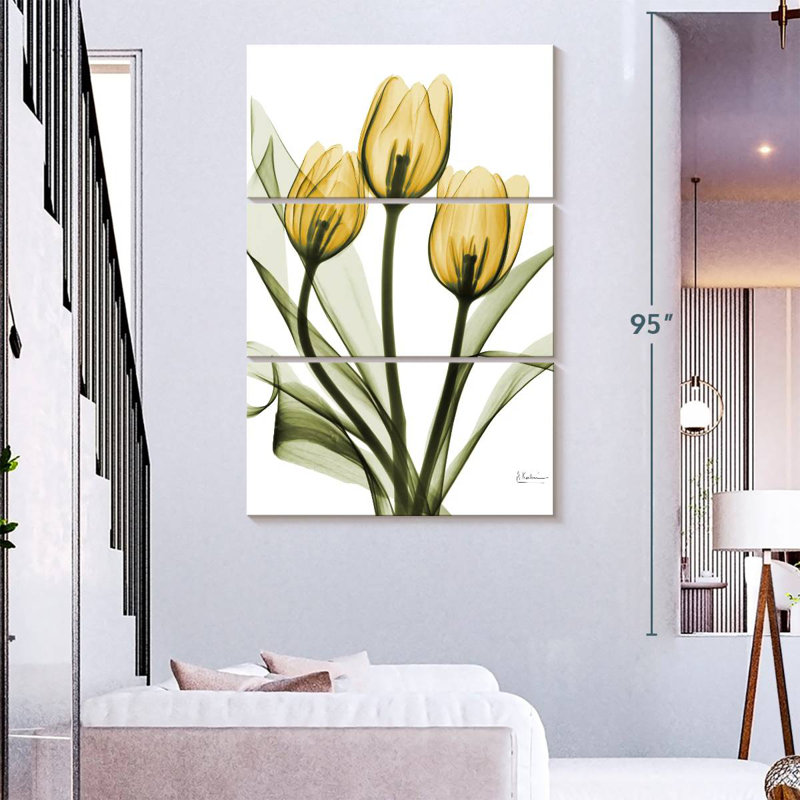 Bouquet de tulipes dorées Harnek, H 74 po x l 48 po