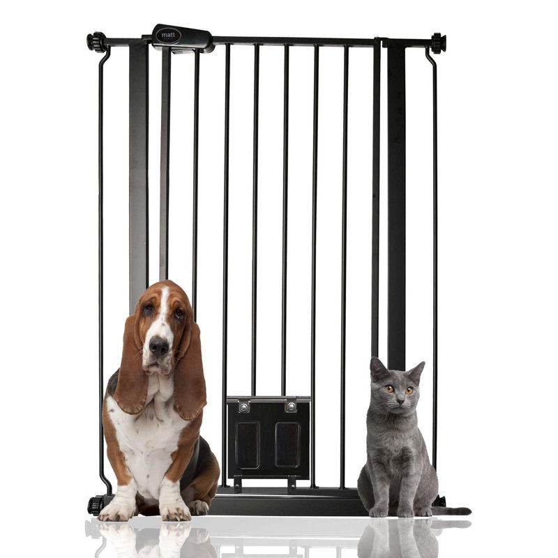 Benjemin Metal Pressure Mounted Pet Gate, 75 - 84cm