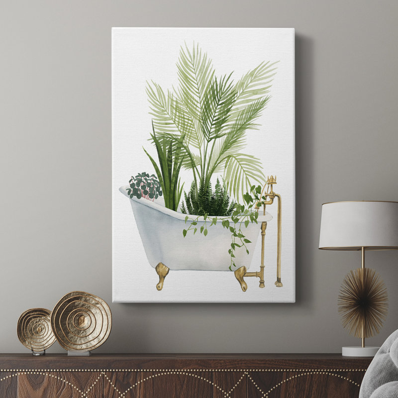 Plant Bath I - Gallery Cavas, H 18 po x l 12 po