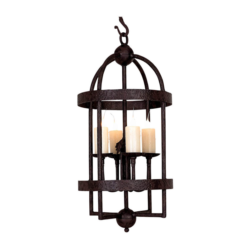 Lustre classique / traditionnel à 4 lumières Cage, Antique Ancien Monde