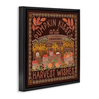 «Autumn Harvest Wishes», art mural encadré par Laura Marshall