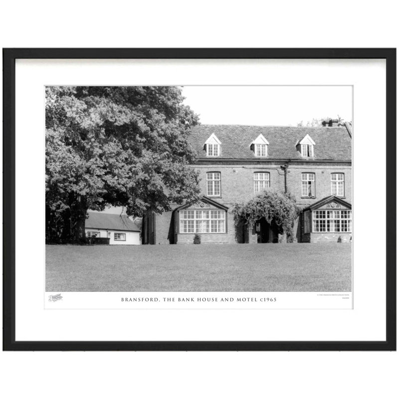 Bransford, The Bank House And Motel C1965 by Francis Frith - Single Picture Frame Print, 45cm H x 60cm W x 2.3cm D