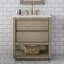 Arayana 30 po Meuble-lavabo de comptoir simple en marbre blanc Carrara-1097600442