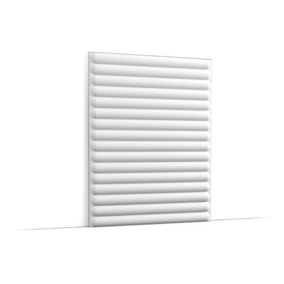 Élément mural Orac Decor W214 Purotouch 3D Hill Bead XL | Polyuréthane léger à haute densité | Apprêté et à peindre | H 15-3 / 4 po x L 78-3 / 4 po