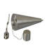 Harbour Housewares - 6x Garden Flame Torches - Metal Cone Design-910414785-910414814