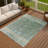 Machine Washable Indoor/Outdoor Chantille ACN2323 Global Rug-653345095