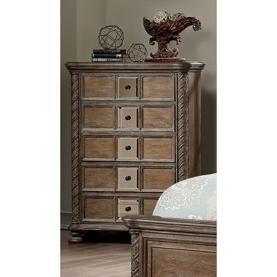 Fabijan 38.5'' W 5 - Drawer Dresser