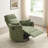 Chenille Swivel Recliner Chair-124322439