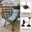 Chaise de camping inclinable, portative et pliante avec dossier réglable-1462922314