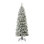 Slim Frosted Pre-Lit Pine Christmas Tree