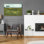 «Over the Meadow Green» par Courtney Prahl, art mural en verre acrylique