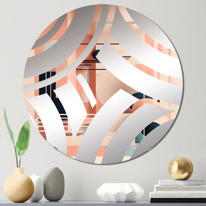 Miroir décoratif Brayven, 23,6 po x 23,6 po