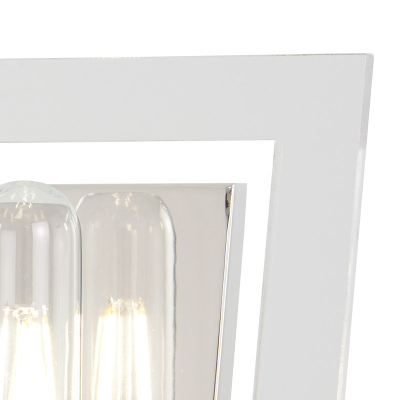 Éclairage pour meuble-lavabo 2 lumières crystal Pownall