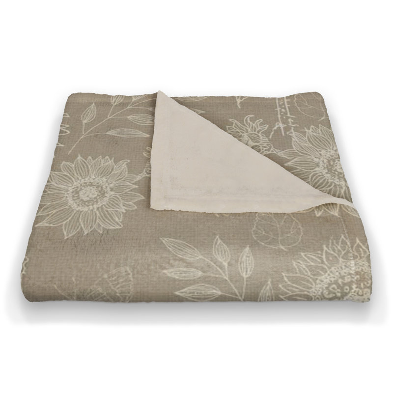Hand Woven Throw Blanket, Taupe