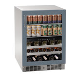 Marvel 24"W. Essential 4.8 Cu.Ft. Dual-Zone Beverage Center - Panel Ready Frame with Glass