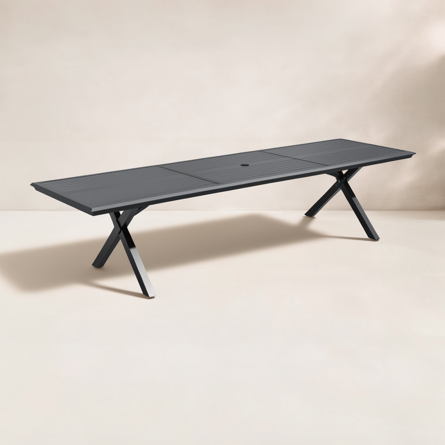 138" Patio Dining Table, 29.1''H X 137.8''W X 39.7'' D