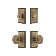 Nostalgic Warehouse Studio Entry Set with New York Knob