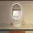 Grace 24X36 Oval Frameless LED Mirror With Memory Dimmer And Defogger-71593992