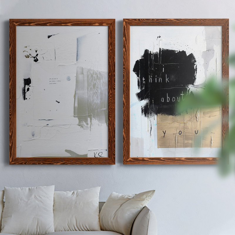 «Beacon of Light III», ensemble de 2 reproductions d'art sur toile encadrées, H 37,5 po x l 55 po x P 1,5 po