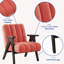 Chaise en bois corail - construction et siège confortable avec structure stable élégante-642322400