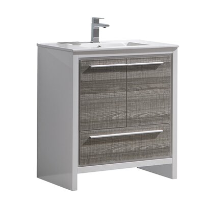 Fresca Allier Rio 30"" Free-Standing Single Sink Modern Bathroom Vanity Set -  FCB8130HA-I