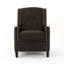 Chaise à dossier en tissu Classic Coffee