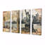 Gieselle, art mural sur toile 4 pièces New York-106424257