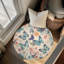 Fluttered Blossoms Braided Rug-1217255047