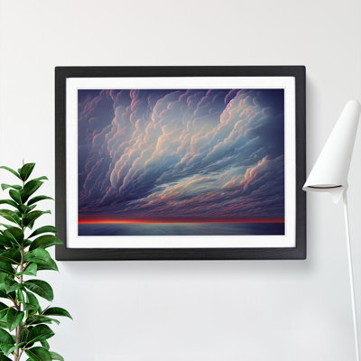 Clouds At Sunset Vol.2 - Single Picture Frame Print