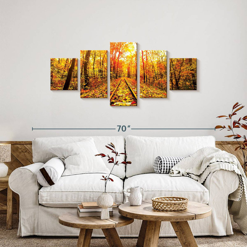 Forest Railway, 24" H x 55" W