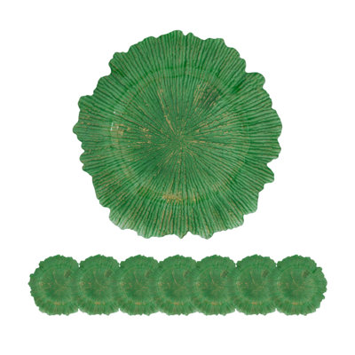 Paquet de 8 assiettes de présentation en plastique durables, rehaussant l'expérience culinaire avec couleur et style pour des événements spéciaux et un usage domestique