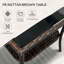 Amaryl Square Metal Outdoor Coffee Table , 50cm W 50cm D