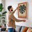 Monstera Leaf Study Botanical - Wrapped Canvas-536627064-536627066