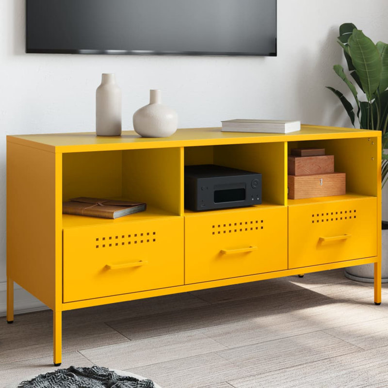 Yes_No_Yes_No_No Unfinished TV Stand, 100.5cm, Black