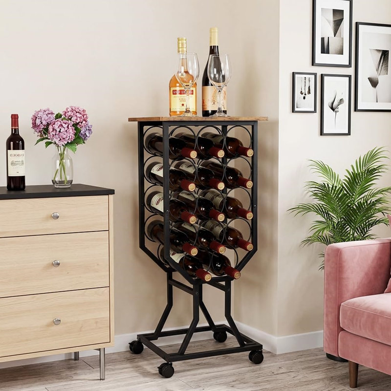 Wine Bottle Rack Brown
