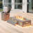42" Propane Gas Fire Pit Table 50,000 Btu Featuring Hollowed Out Pterosaur Patterns And Golden Light