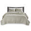 3 pièces de courtepointe crème double / grand - microfibre et coton, réversible pour une nuit de sommeil sereine douce, avec literie en coton-120276127-120276132