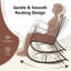 Maleah Steel Outdoor Rocker Chair