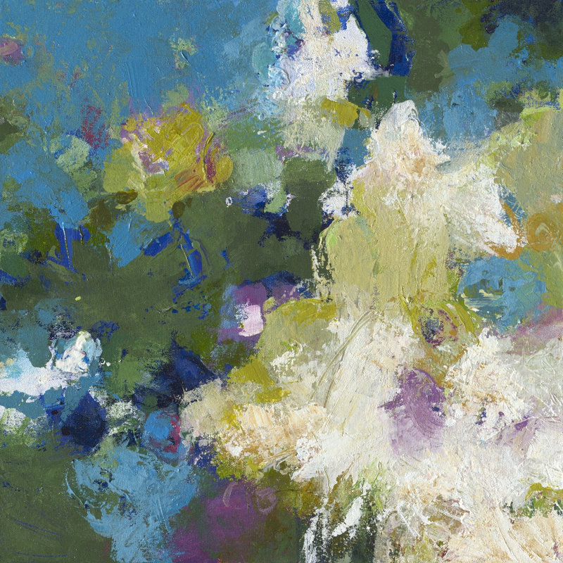 " Growing Season " by Janet Bothne Painting Print, 84'' H x 84'' W x 1.5'' D