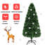 Lighted Artificial Pine Christmas Tree-560979527