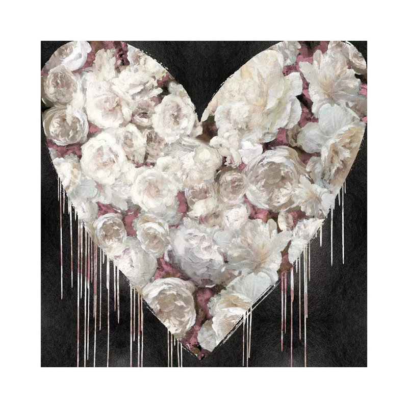 Big Hearted Flowers III by Lindsay Rodgers - Wrapped Canvas Print, 66.04 cm H x 66.04 cm W x 1.91 cm D