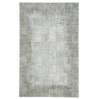 Ramanna Performance Flatweave Leather Animal Print Indoor Rug