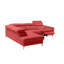 Manhattan Genuine Leather Reclining Corner Sofa with Storage and Adjustable Headrests & Adjustable Armrest-1770000619-1770000621