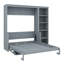 Lit escamotable double avec bureau, lit escamotable en bois avec bureau-1874900194