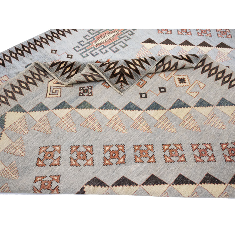 Tapis oriental gris 10 x 14