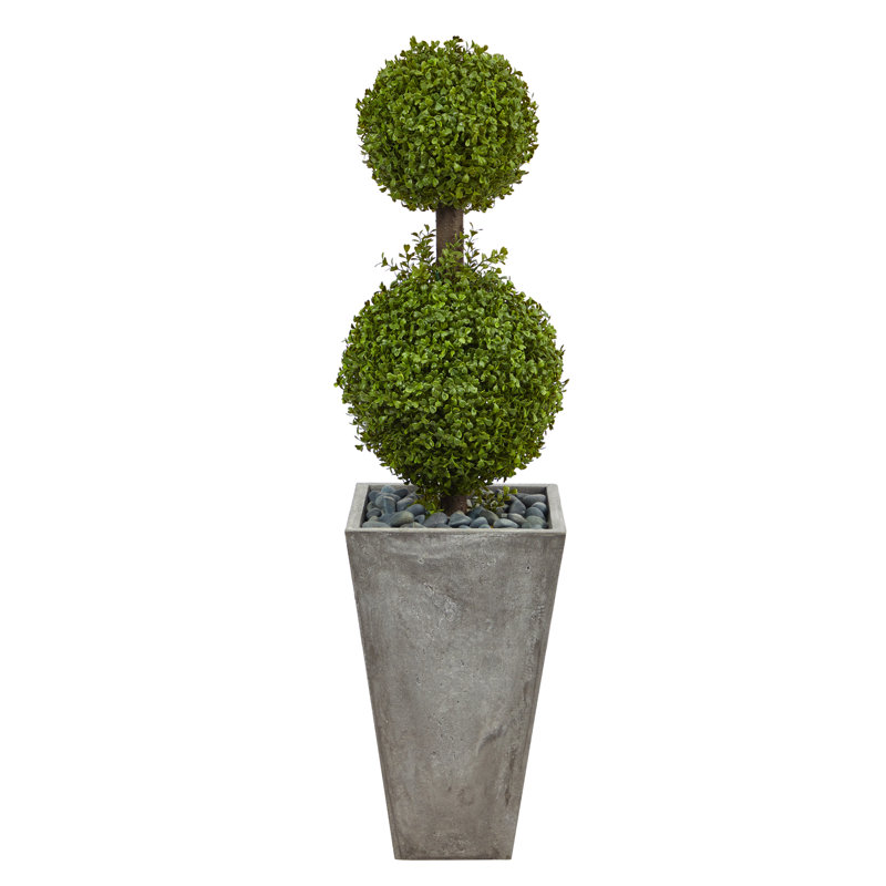 Topiaire 48 'en buis artificiel en pot