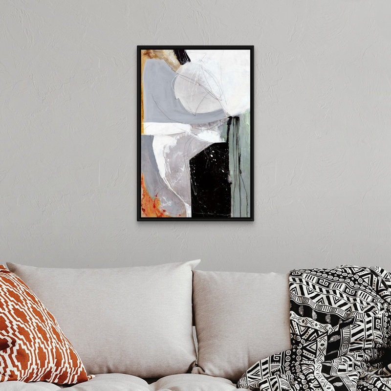 Somerset par Joshua Schicker, reproduction d'art graphique sur toile, Cadre flottant noir, H 32 po x l 22 po x P 1,75 po