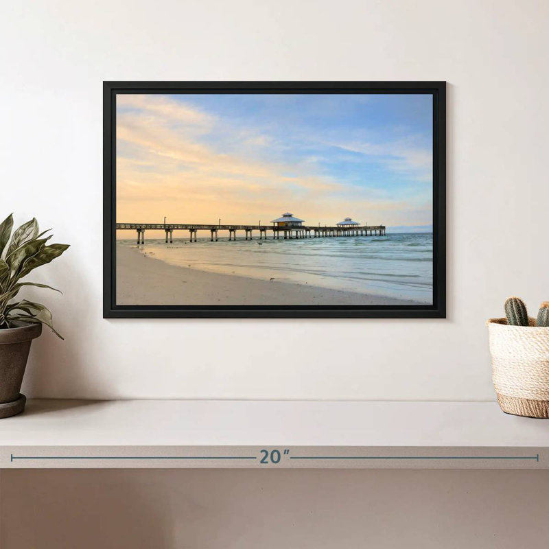 Fort Myers, Floride, Cadre flottant noir, 13 po x 9 po